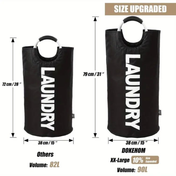 Laundry Basket Waterproof Fabric Lightweight Storage Bin