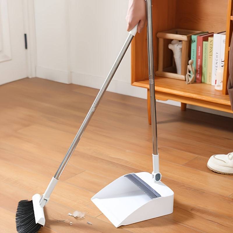 3-Piece Broom Set for Indoor & Outdoor Cleaning Lightweight Multi-Surface Sweeping Tools for Kitchen, Bedroom & Patio