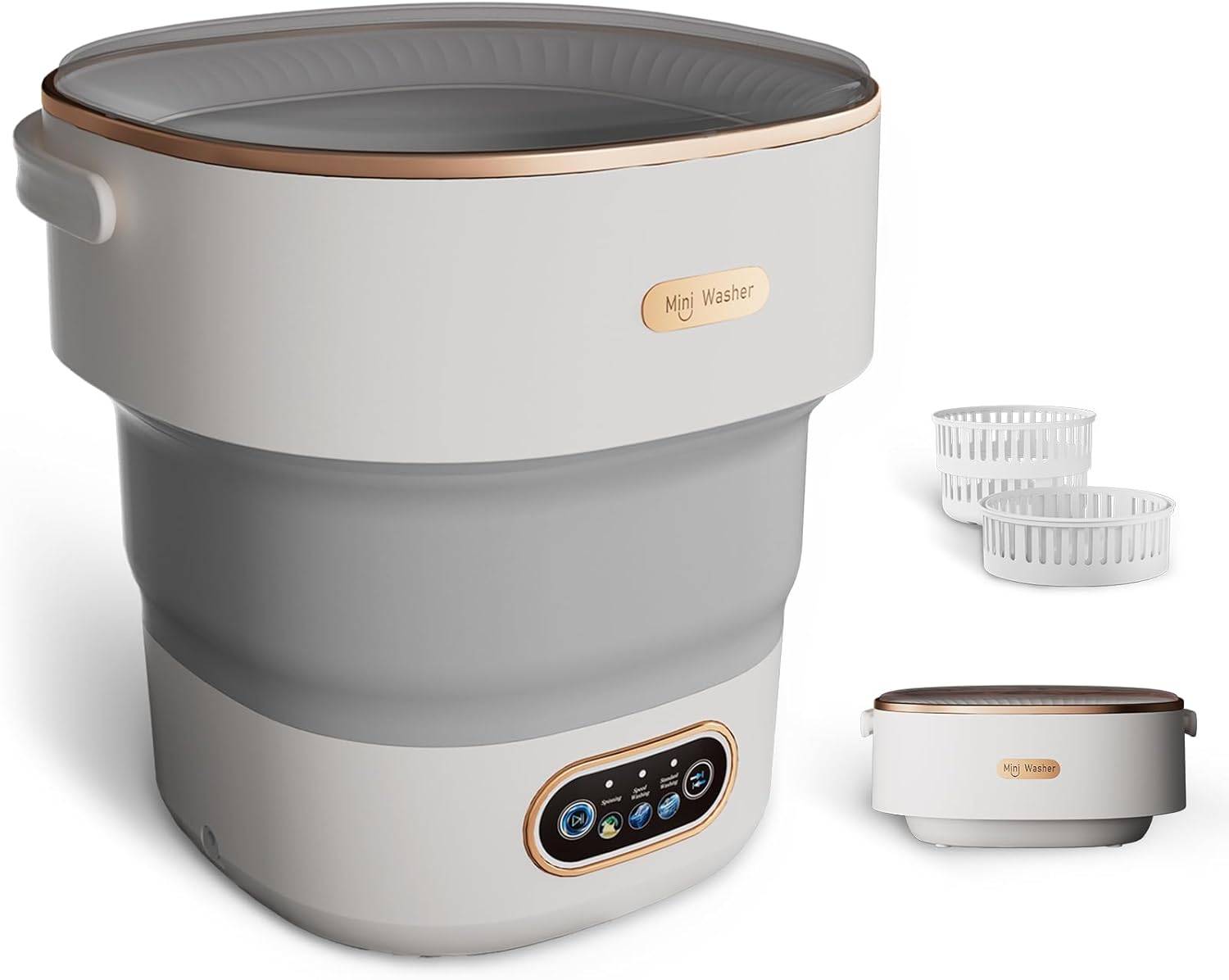 Mini Washing Machine Portable with Spin Function