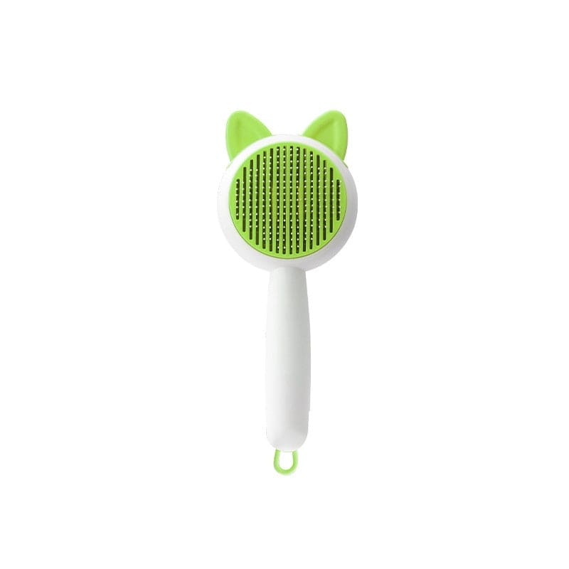 Dog and cat brush, self-cleaning pet hair removal comb - PMMNAPOLES