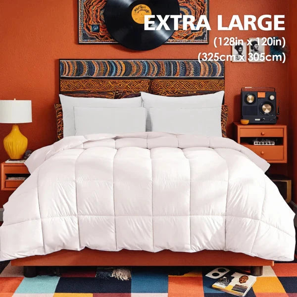 Oversized Reversible Microfiber Comforter