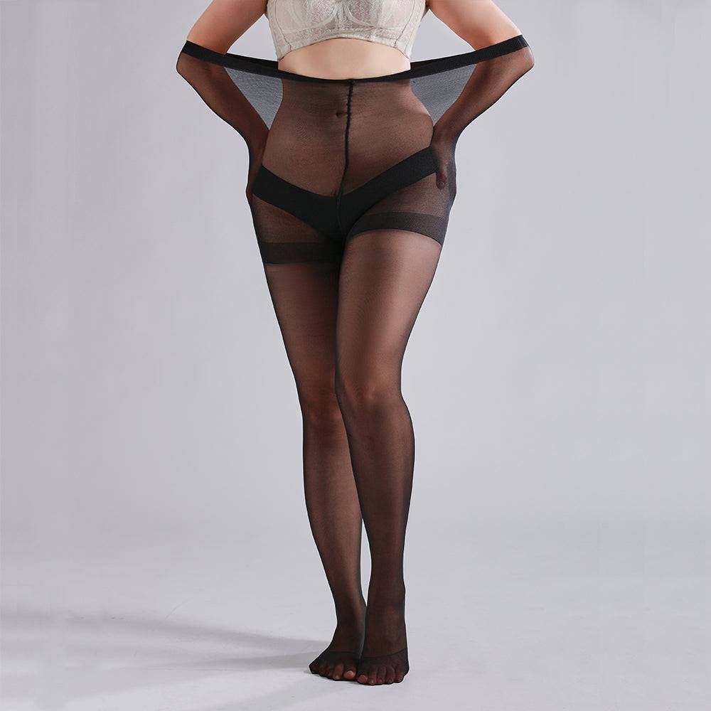 Plus Size Sheer Tights 3 Pack 20D Control Top