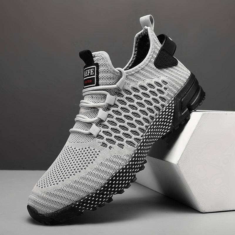 Men's Breathable Anti-Slip Running Shoes – Lightweight Sneakers with Arch Support & Cushioned Heel for Gym, Walking & Daily Wear