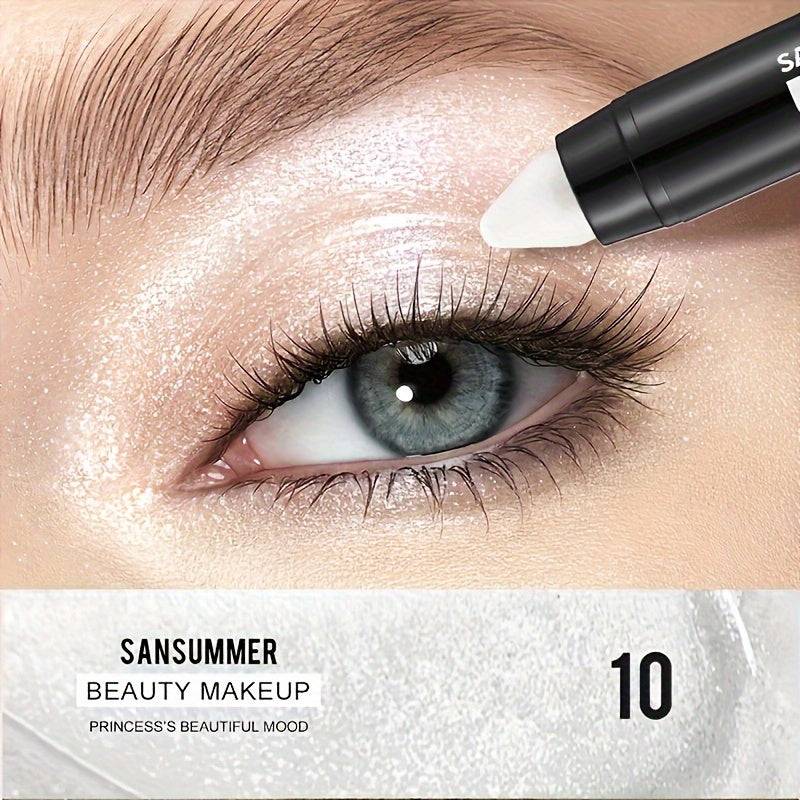 7pcs Eyeshadow Stick Set Waterproof Creamy Texture with Matte & Pearlescent Finish Easy Daily Eye Makeup