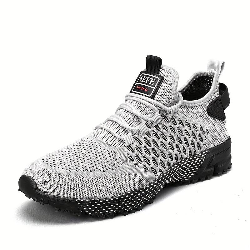 Men's Breathable Anti-Slip Running Shoes – Lightweight Sneakers with Arch Support & Cushioned Heel for Gym, Walking & Daily Wear