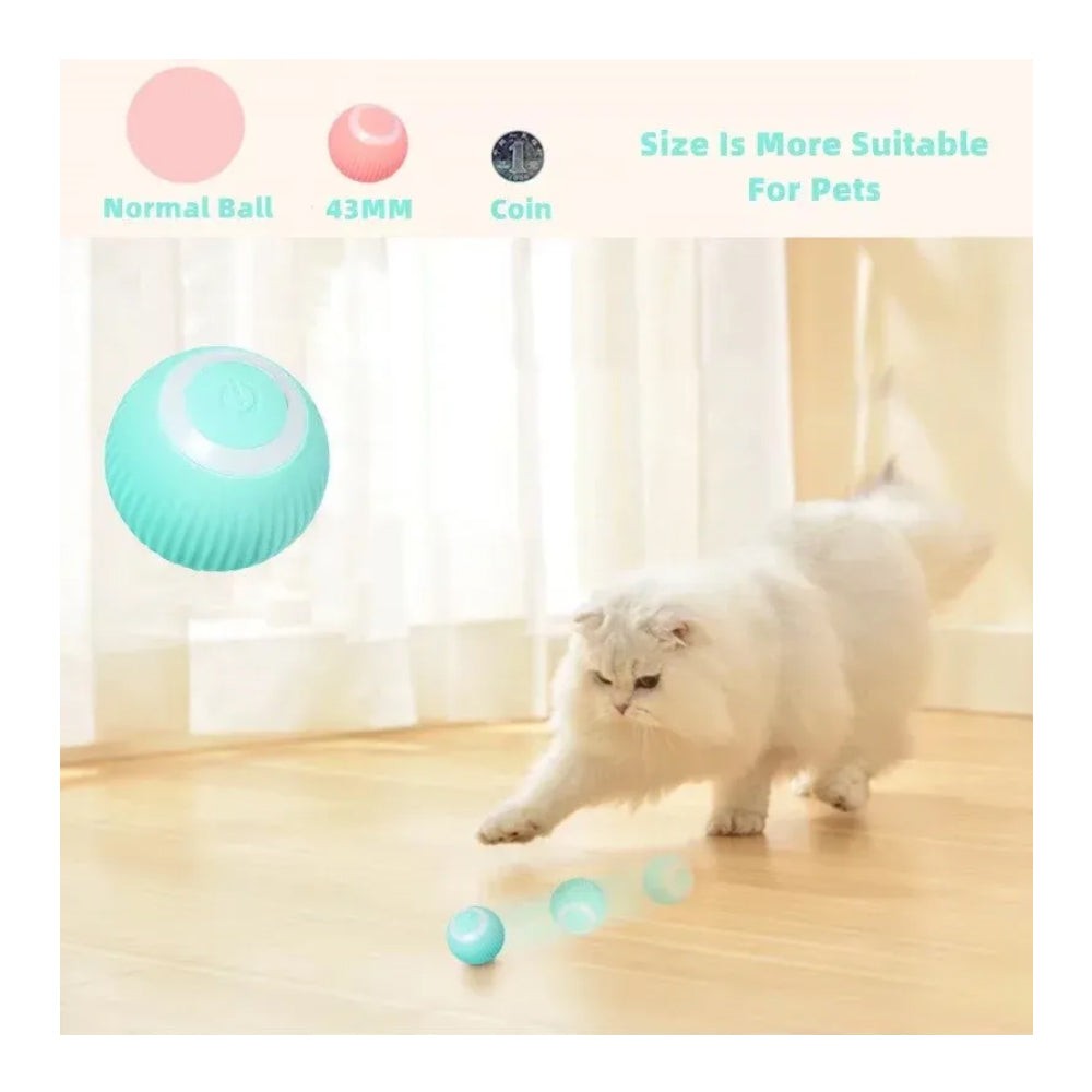 Interactive Electric Cat and Dog Toy Rolling Ball