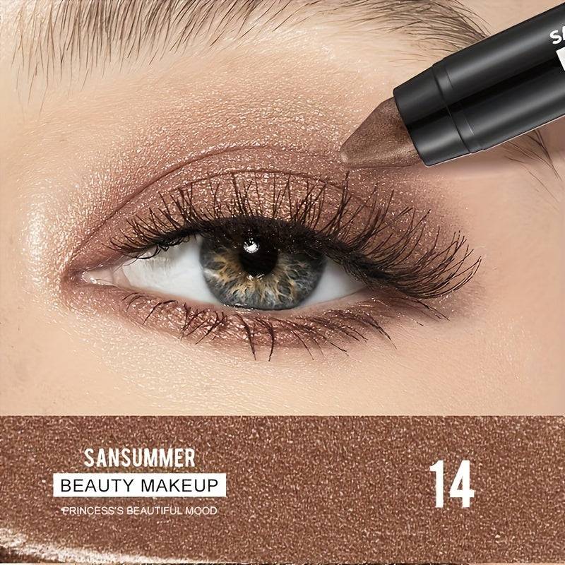 7pcs Eyeshadow Stick Set Waterproof Creamy Texture with Matte & Pearlescent Finish Easy Daily Eye Makeup