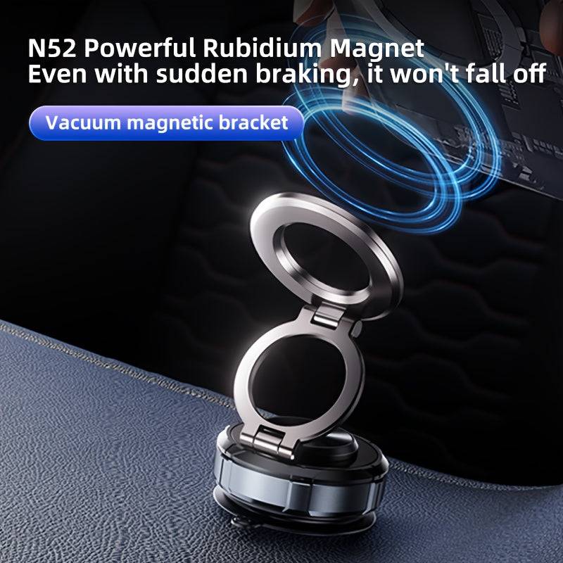 360° Rotatable Magnetic Car Phone Holder Adjustable Mount for iPhone 16–11 Pro Max, Android Phones & Tablets, Fits Car, Gym & Mirrors