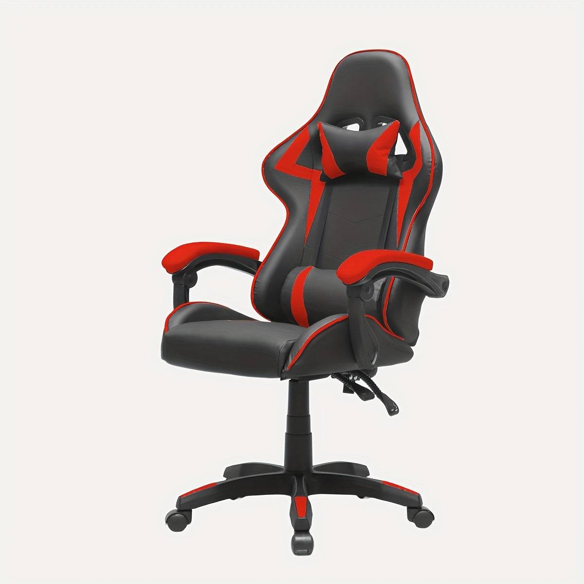 Yami Ergonomic Gaming Chair – 155° Reclining Office Chair with Lumbar Support & Headrest, White/Red/Black for PC Gaming & Home Office
