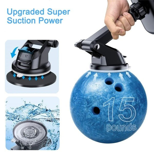 Car Phone Holder 360 Mount Windshield Suction GPS Stand