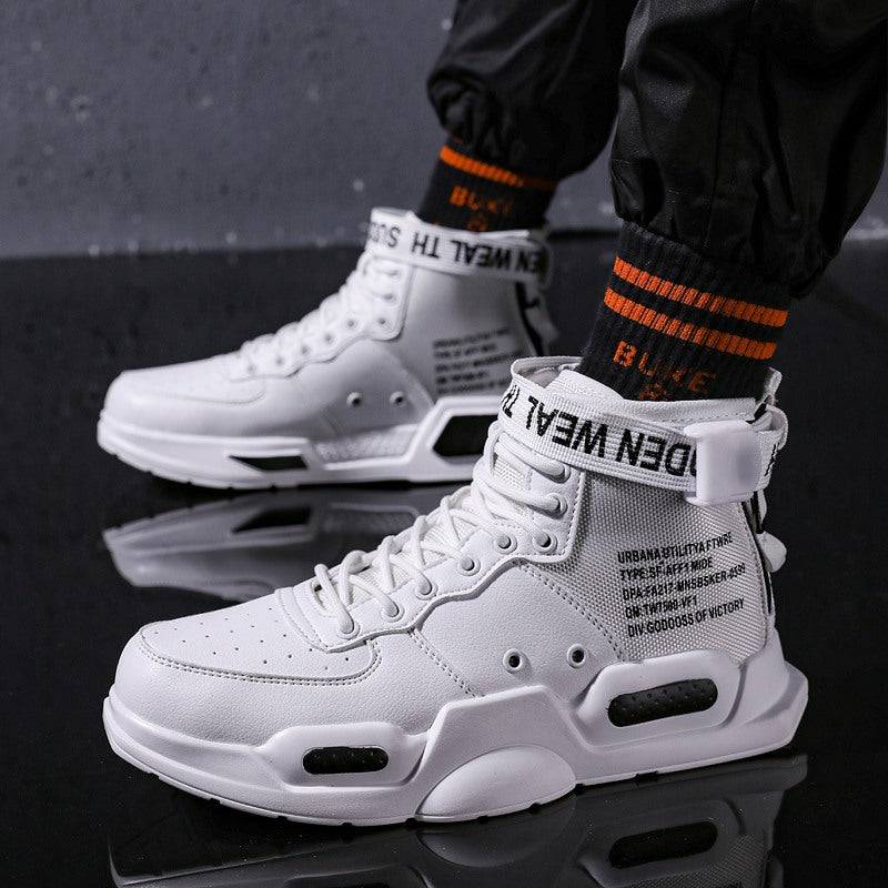 Men’s High Top Basketball Shoes Fashionable Sports Sneakers for Walking, Training & Casual Wear