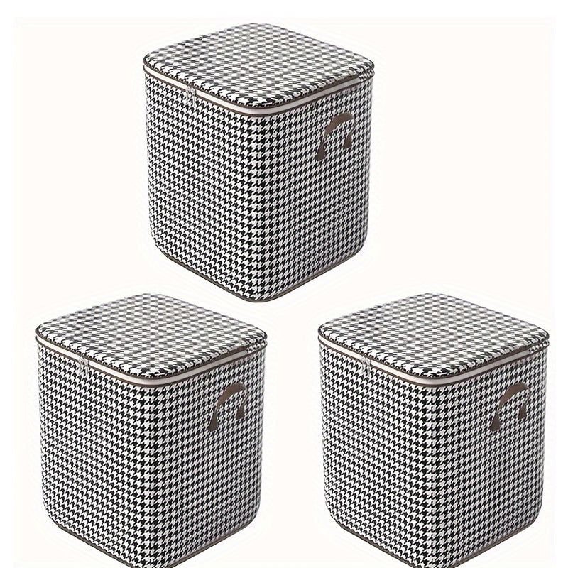 3 Pack 100L Foldable Storage Bags Set