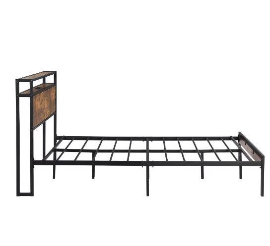 King Size Metal Bed Frame With USB Port