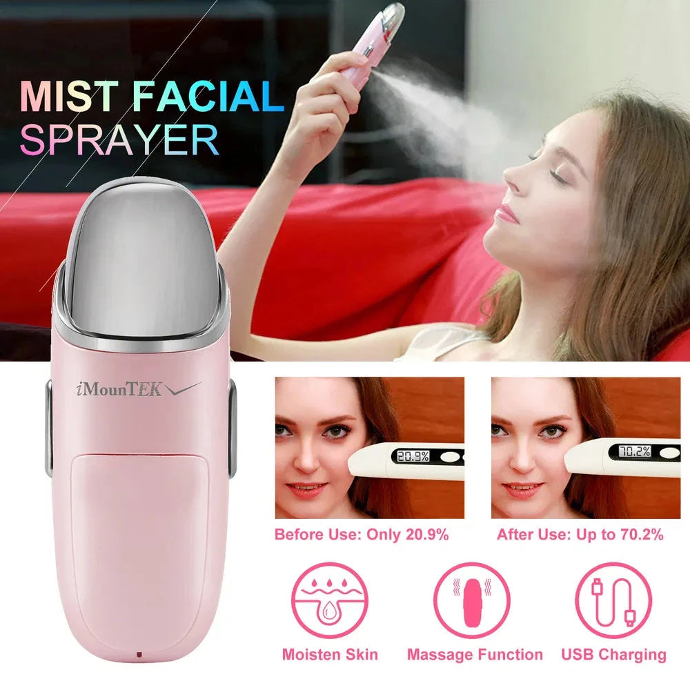 Nano Face Steamer with USB Rechargeable Facial Mist