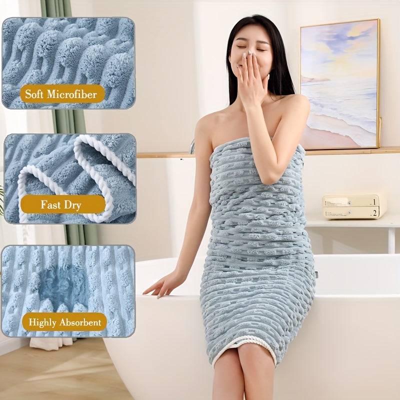 4-Pack Waffle Weave Bath Towels Super Soft & Quick-Dry Microfiber for Adults Durable Towels for Daily or Travel Use