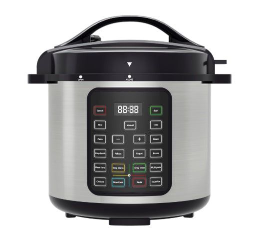 Electric Pressure Cooker 9 in 1 Stainless Steel Large