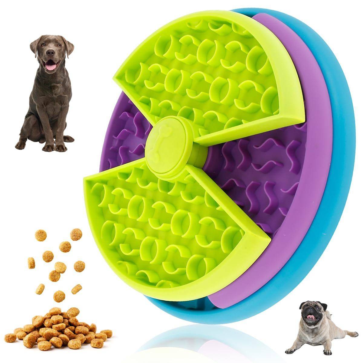 3 in 1 Slow Feeder Dog Bowl Puzzle Mat