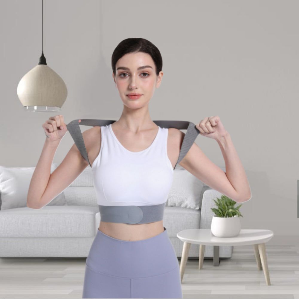Posture Corrector with Metal Support and Adjustable Waist