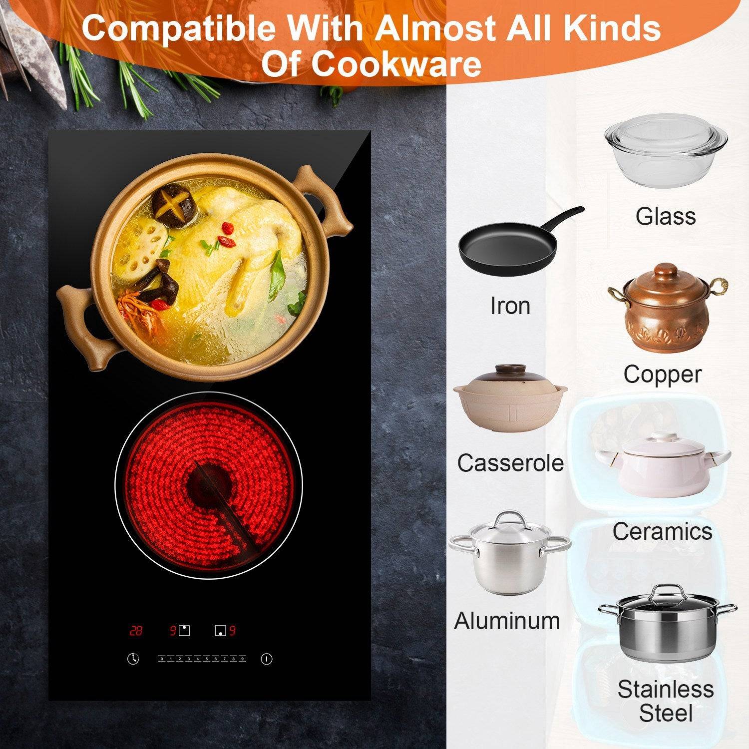 Electric Cooktop Mug Warmer 16W Auto Sensor