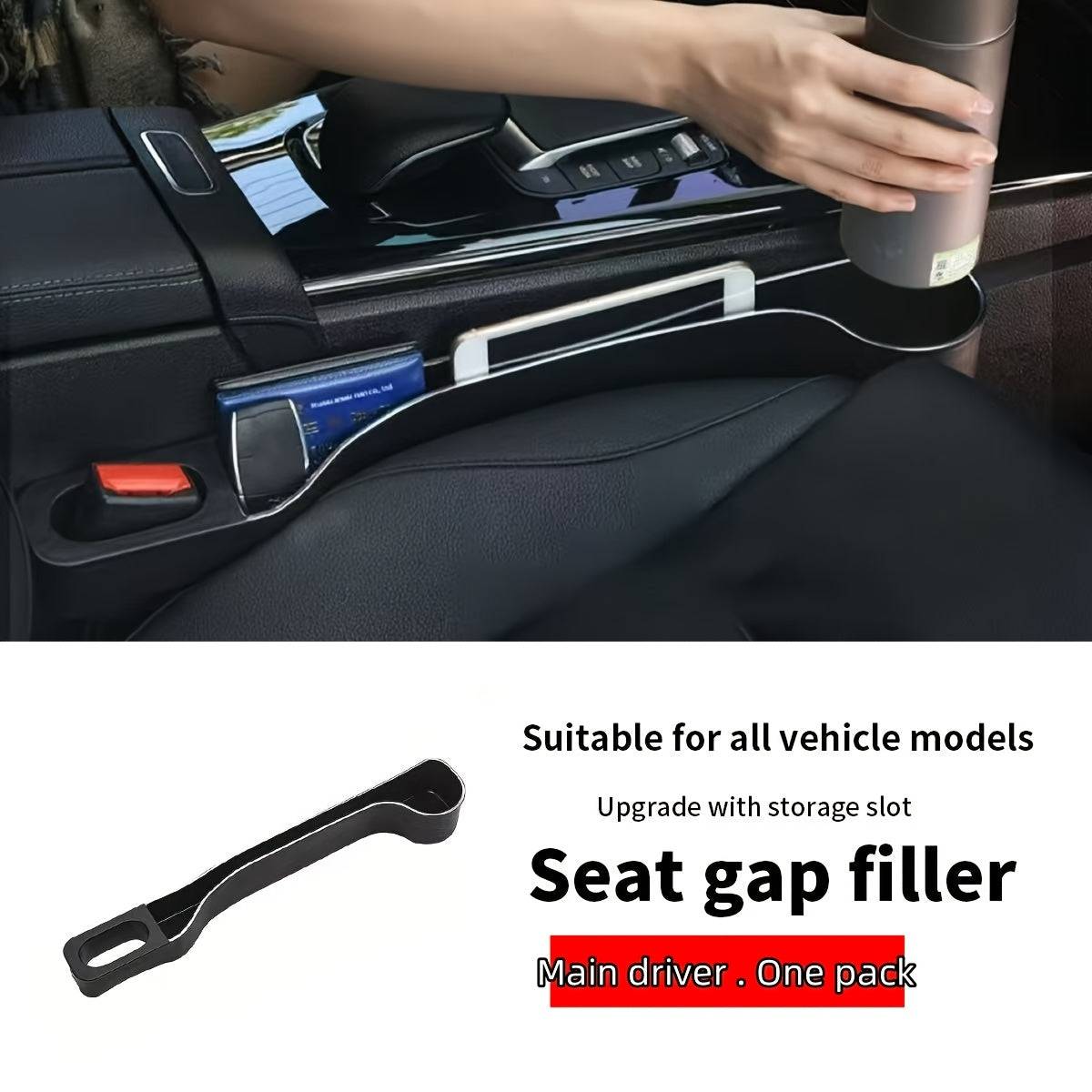 2pcs TPU car seat organizer box, universal fit, multifunctional storage for accessories, keeps interior clean and tidy
