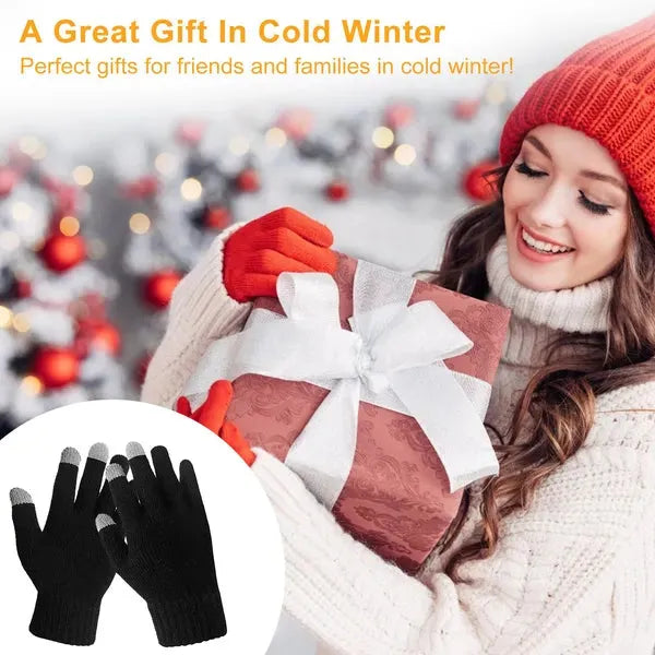 Unisex Winter Gloves Touch Screen Knit