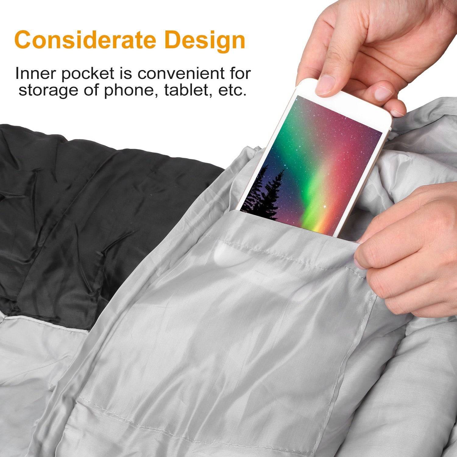 3 Season Waterproof Sleeping Bag for Camping and Hiking