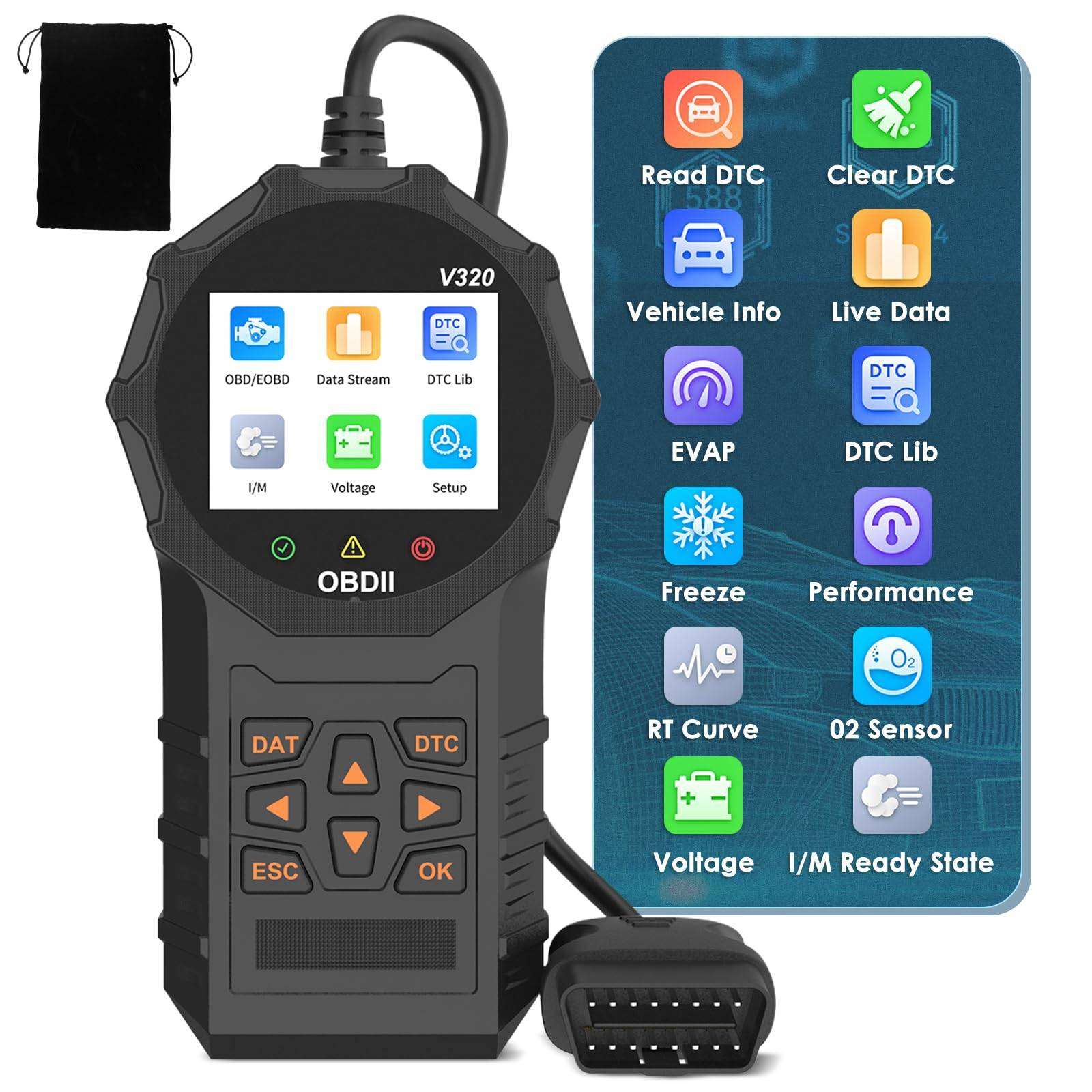 Car Code Reader OBD2 Engine Diagnostic Scanner