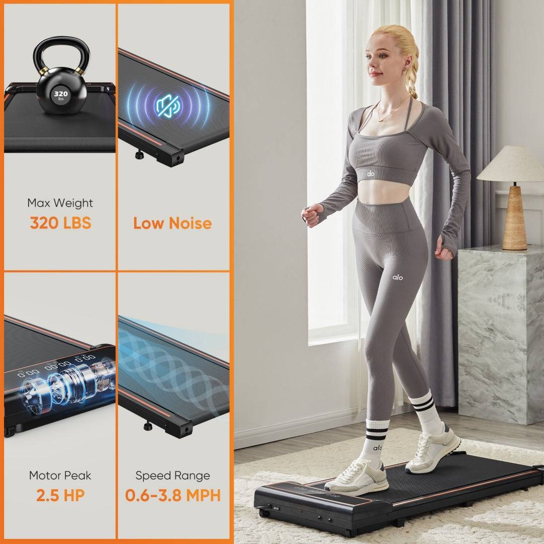 Compact Walking Pad Treadmill for Home Office