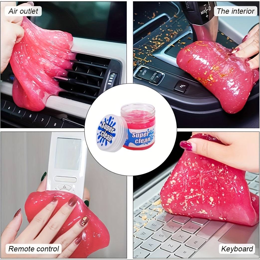Car Cleaning Gel Reusable Interior Detailing Putty for Dust Removal Easy Corner Cleaning, Universal Daily Use