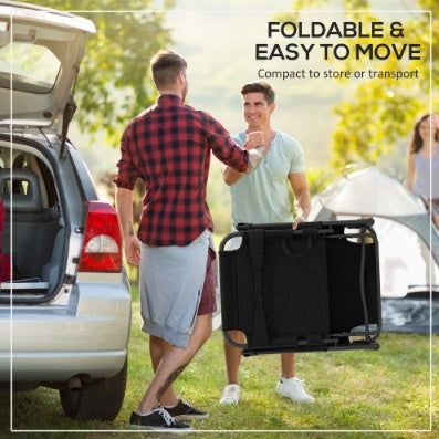 Outdoor Folding Chaise Lounge with Adjustable Backrest