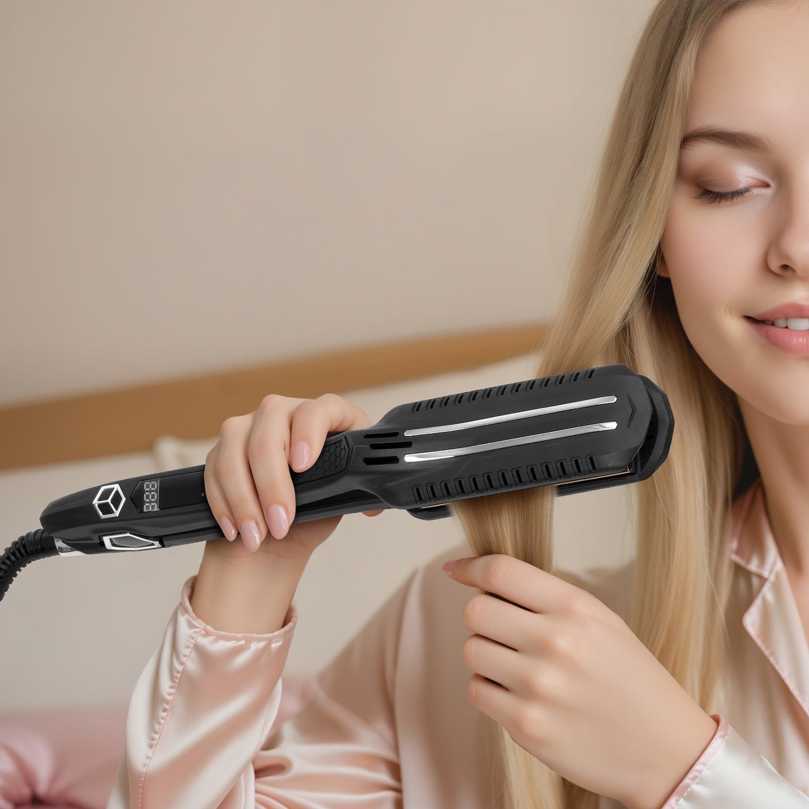 Titanium Hair Straightener Infrared Smooth Finish