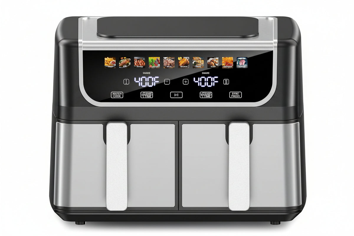 Air Fryer Dual Basket 9.5L with 10 Preset Modes