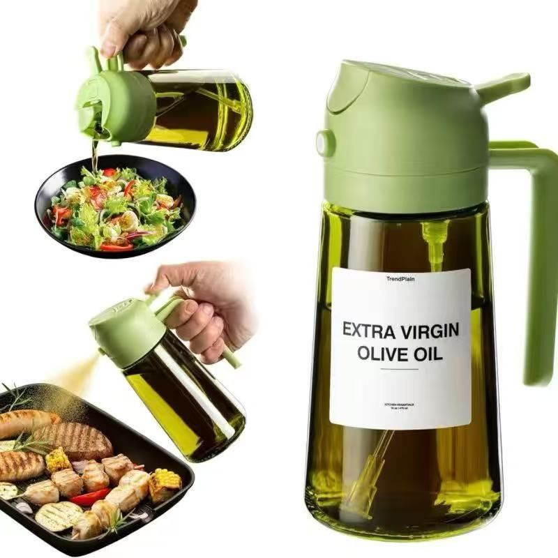 Light Shielding Oil Spray Bottle with Portable Glass Design