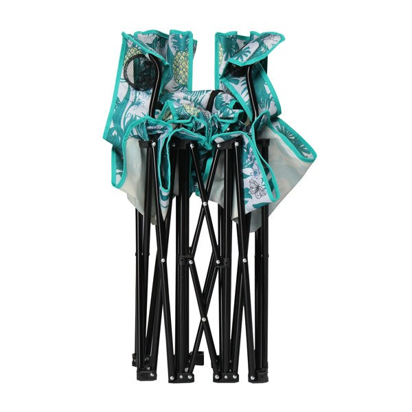 Portable 2 Seat Beach Chair with Removable Umbrella