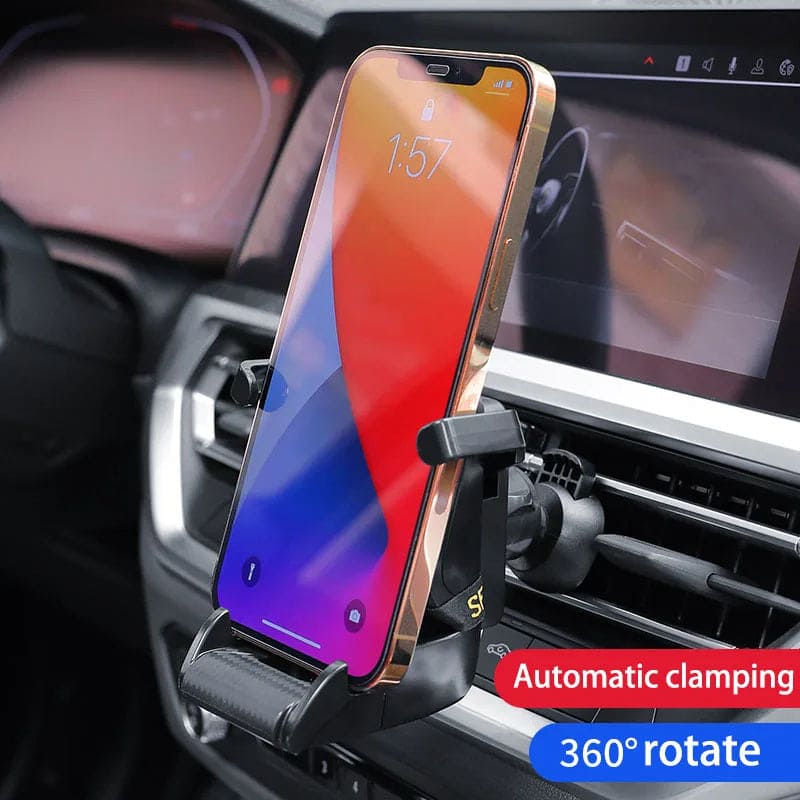 Racing Seat Shape Car Phone Holder Auto Air Vent Mount 360 Degree Rotatable Stand - PMMNAPOLES