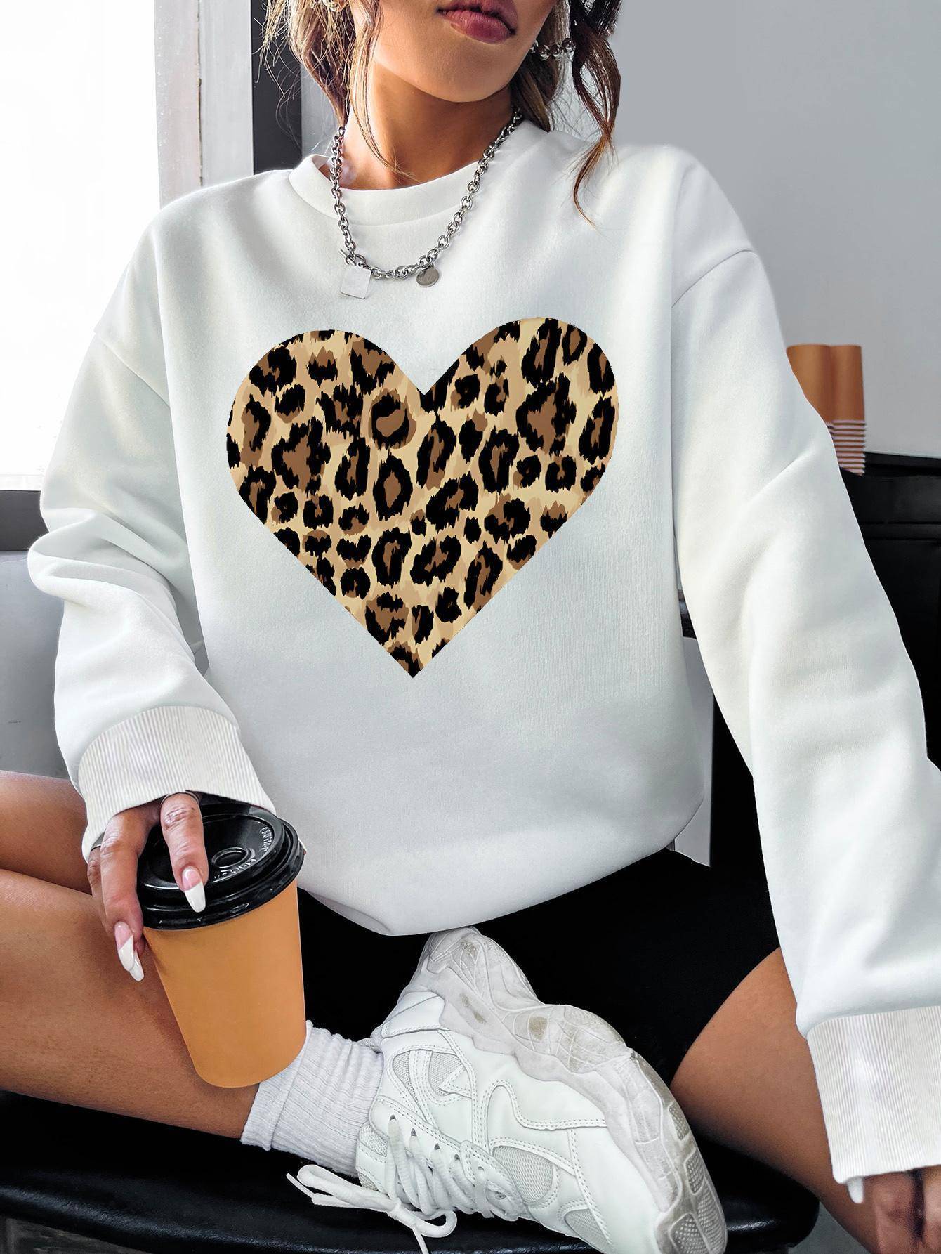 Women Sweatshirts Long Sleeve with Pockets Solid Fit