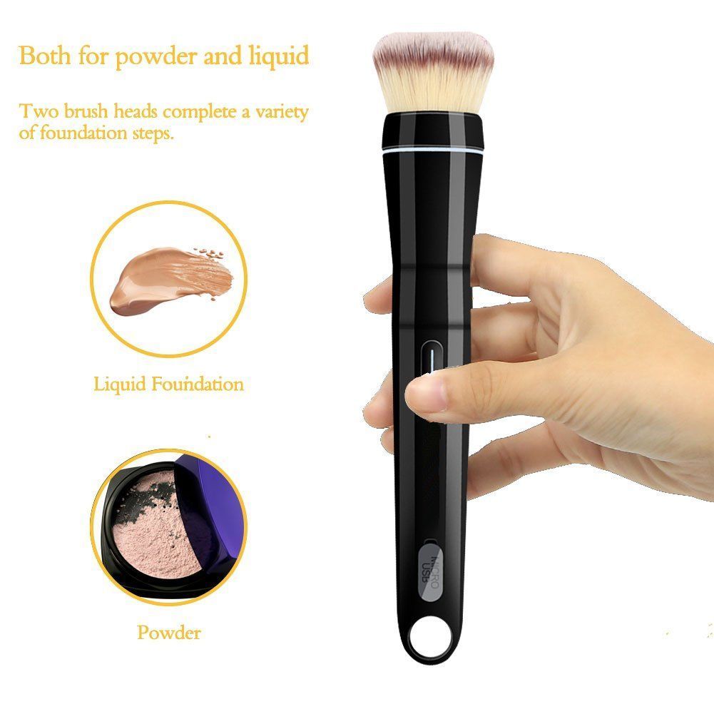 Electric Makeup Brush with Adjustable Speed Control