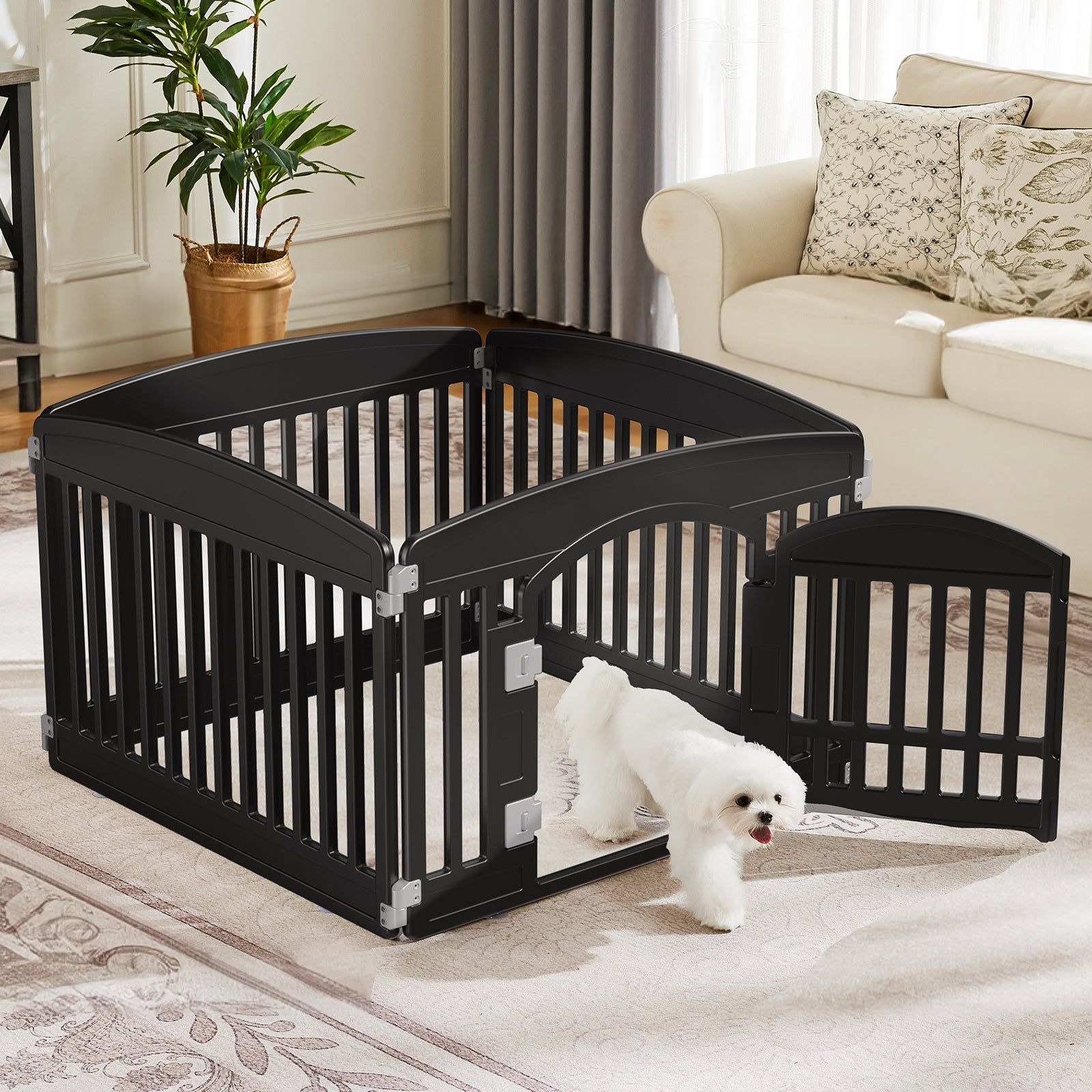 Adjustable Portable Dog Playpen For Indoor And Outdoor Use