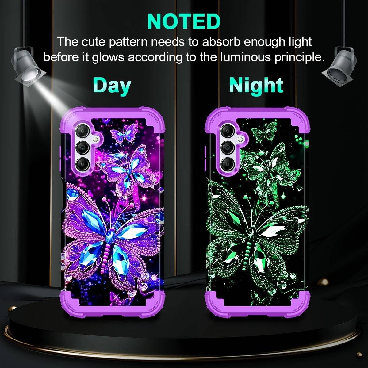 Luminous Phone Case Series Creative Glow-in-the-Dark Cover for Samsung Galaxy A03S/A12/A13/A14/A15/A16/A32/A35/A51/A53/A54/A55/A71