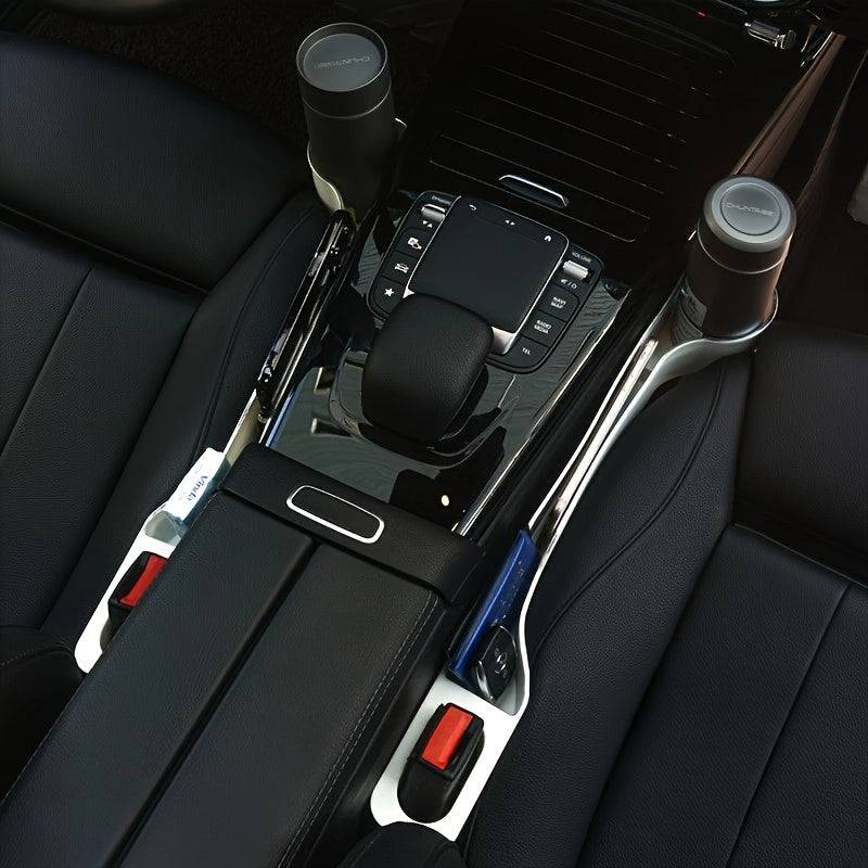 2pcs TPU car seat organizer box, universal fit, multifunctional storage for accessories, keeps interior clean and tidy