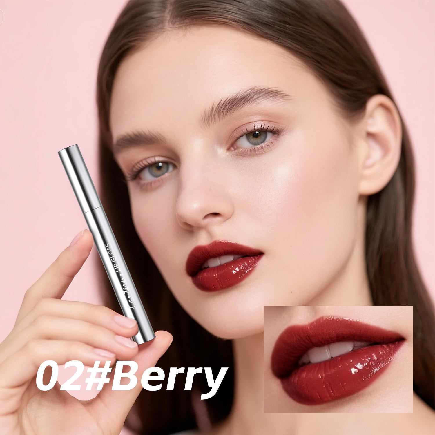 4 Color High Shine Lip Gloss Set with Hydrating Tint