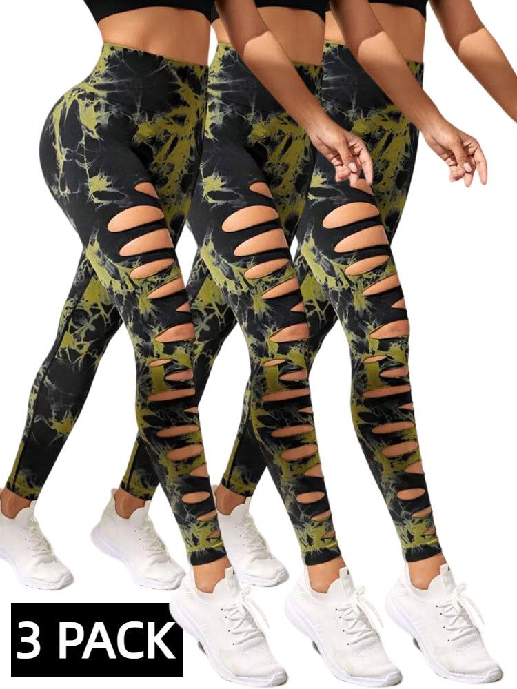 Leggings Seamless High Waist Butt Lift 3 Pack Set