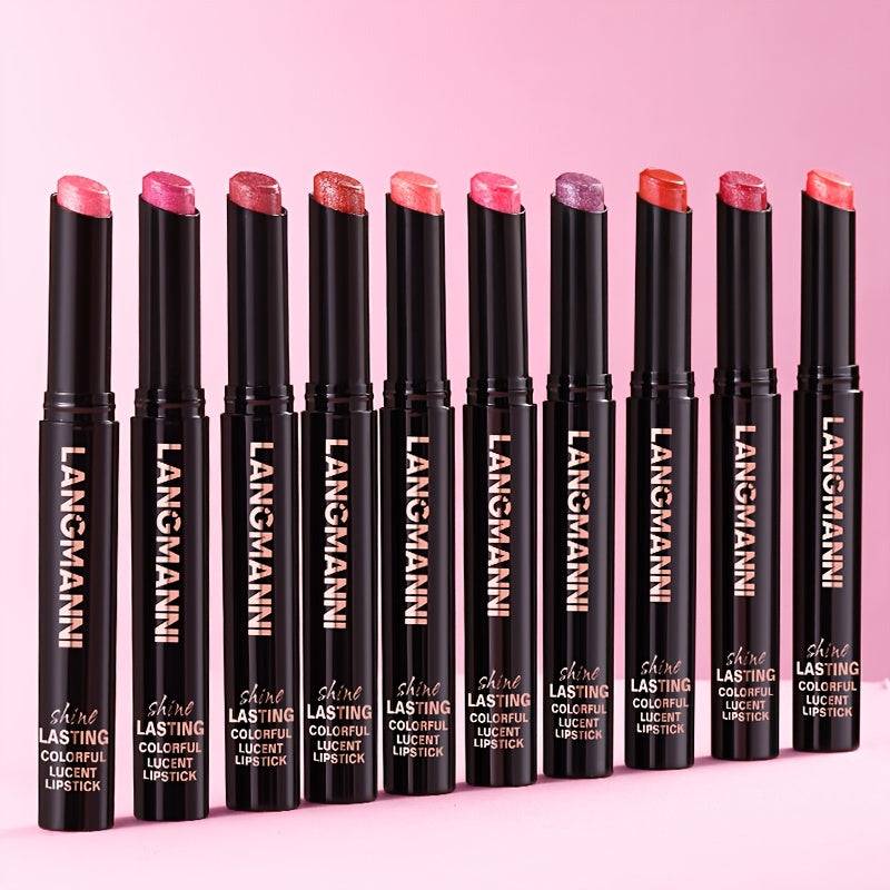5-Piece Diagonal Lipstick Set – Long-Lasting, Easy-Apply Makeup in 5 Colors, Perfect Gift for Beauty Lovers & Beginners