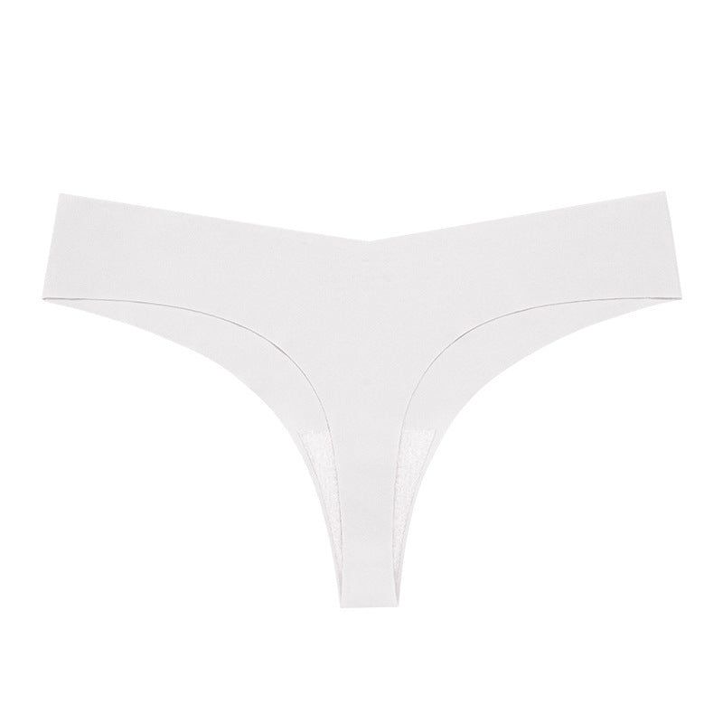 Women’s Seamless Sport Thong Low Waist T-Shape Underwear Breathable Stretch Fitness Panties