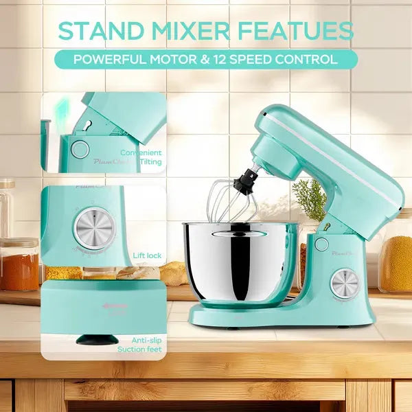 5L 4.5L Dual Bowl Stand Mixer for Baking
