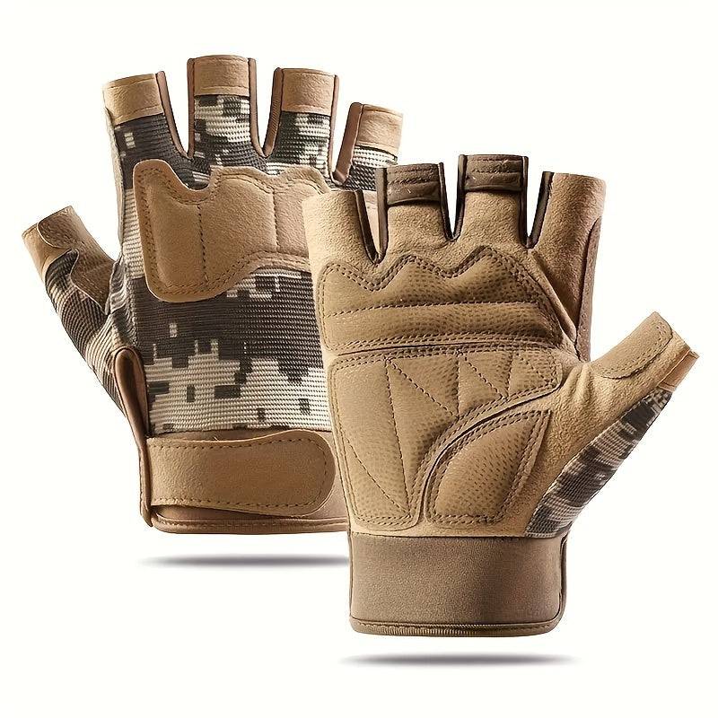 Half Finger Sports Gloves for Men and Women, Anti-Slip Training Gloves for Cycling, Hiking and Outdoor Workouts, Breathable Lightweight Design
