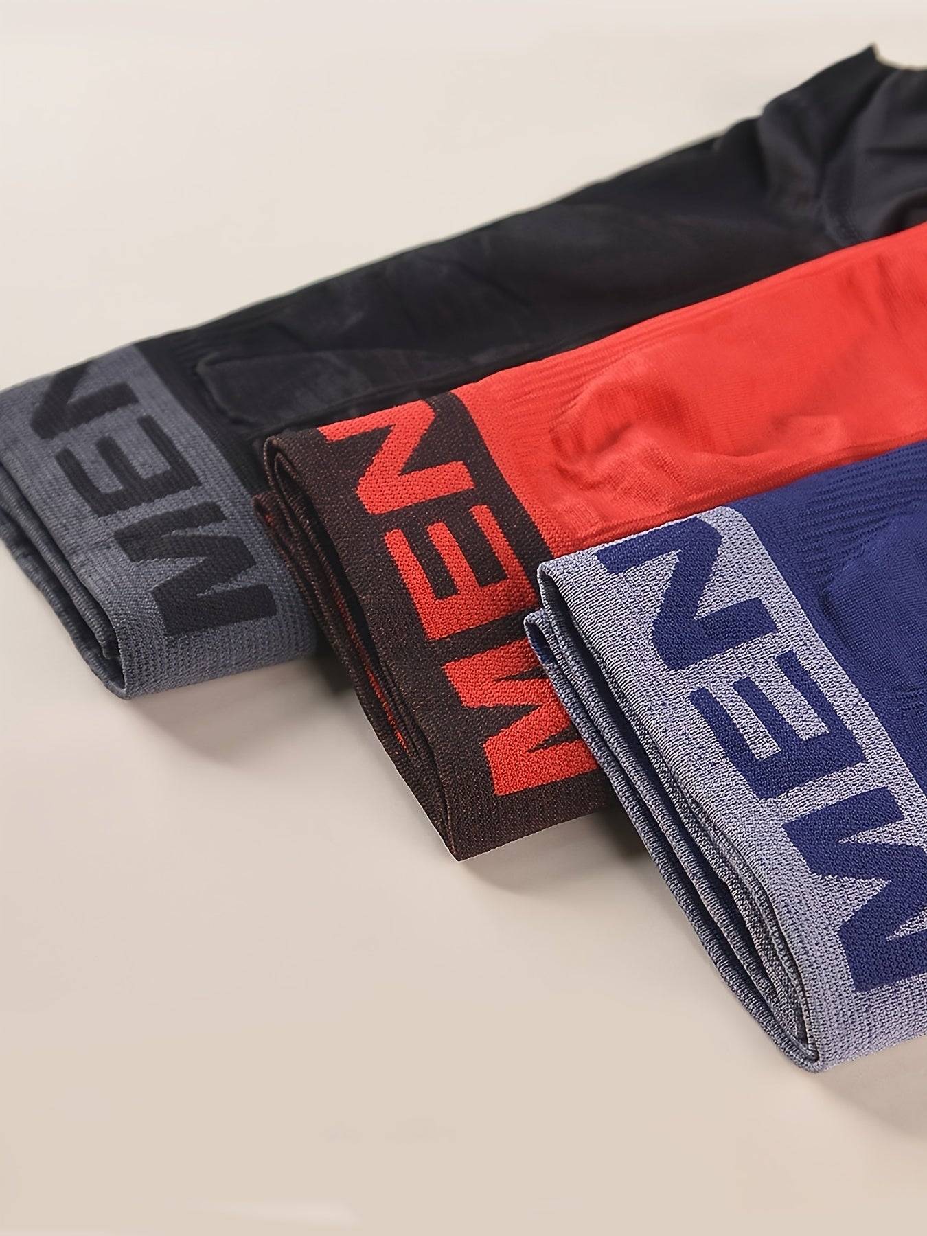 Men’s Boxer Underwear 10-Pack – Breathable & Stretchy, Solid Color, Casual Sports Fit
