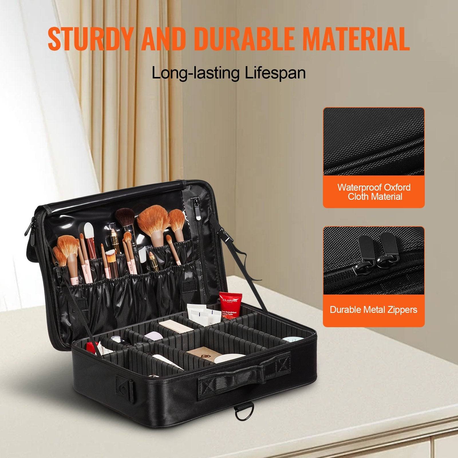 3 Tier Waterproof Makeup Case Organizer