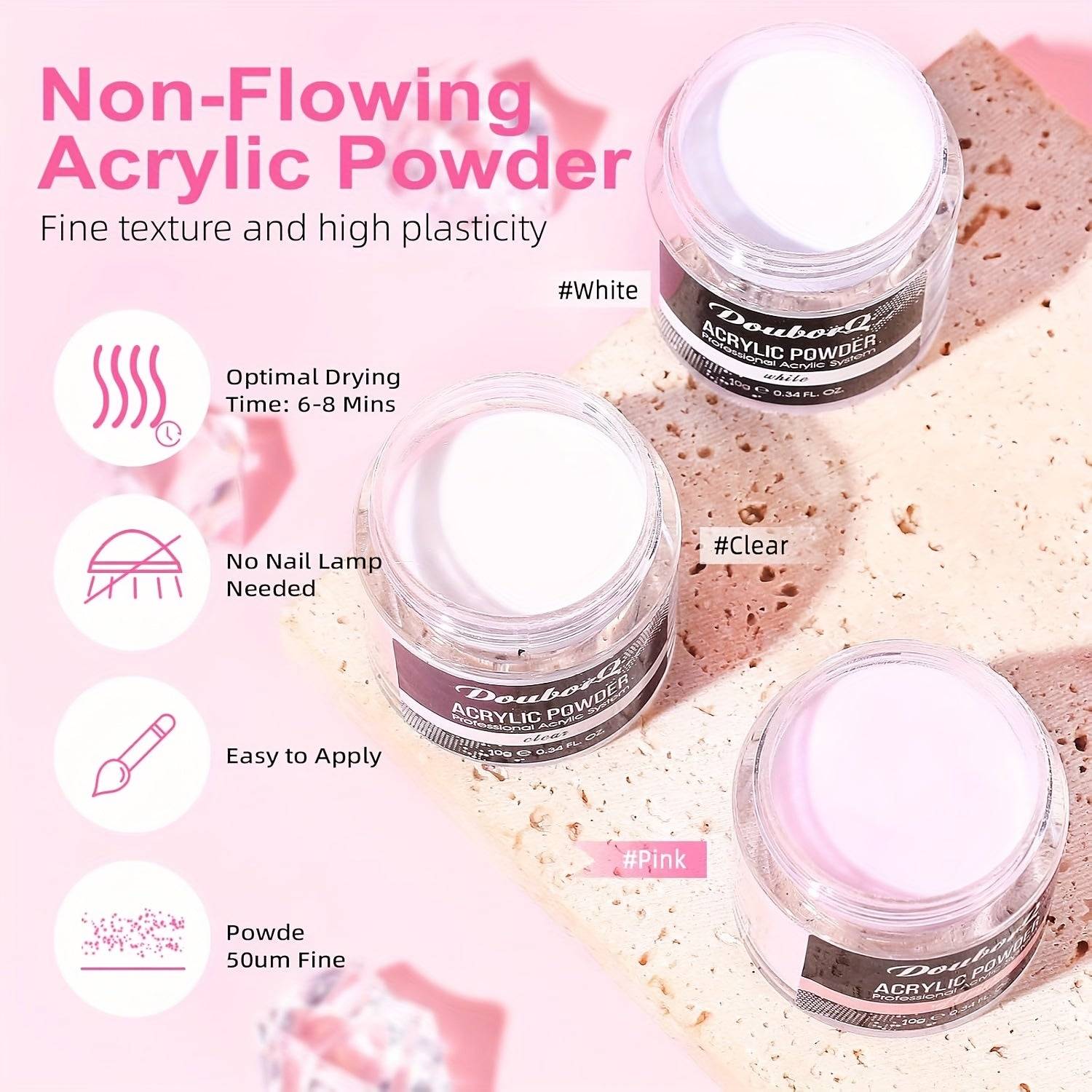Acrylic Nail Kit for Beginners Full Set with UV Lamp & Electric Drill Professional Starter Kit with Everything