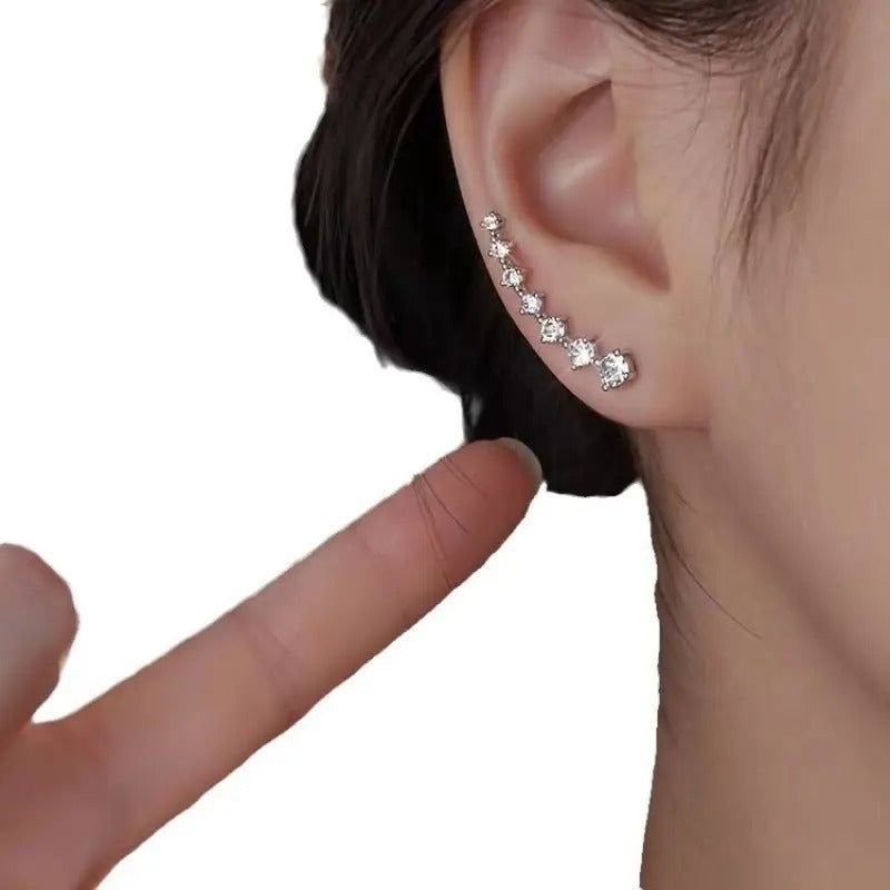 Flowing Luster Earrings for Elegant Style